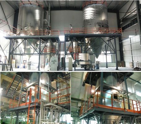 Cocurrent Flow Pressure Spray Dryer Granulation Atomizer Drier Granule 2000kg/H